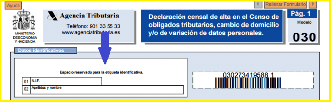 modelo 030 paso 1