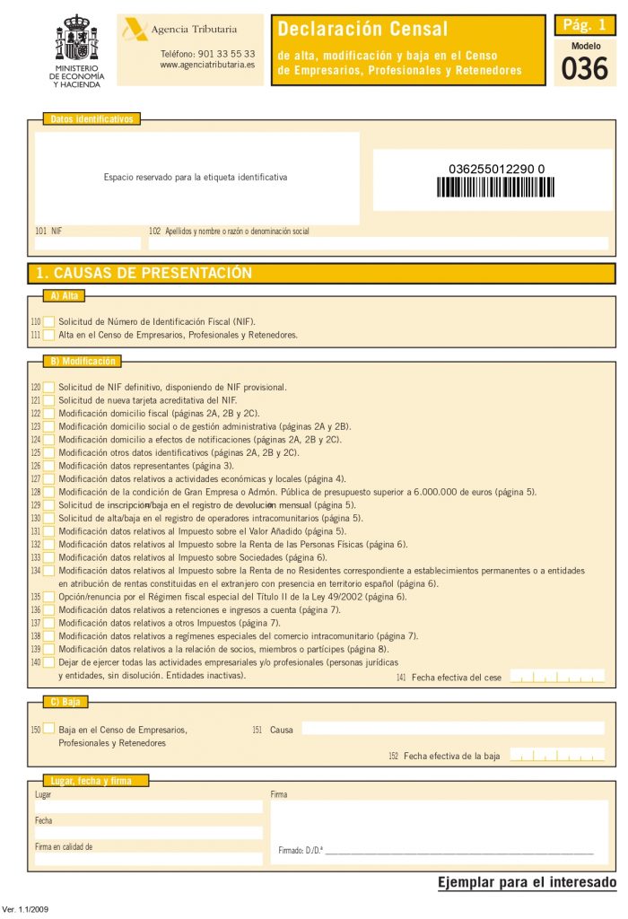 modelo 036 datos 1