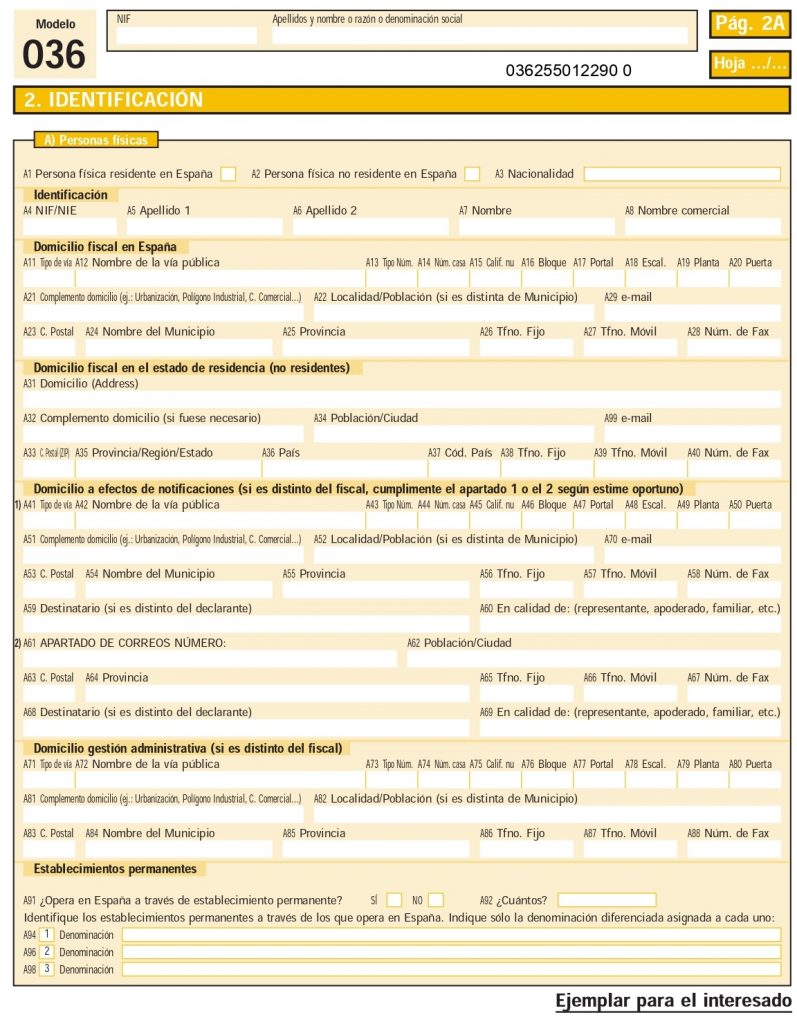 modelo 036 datos 2