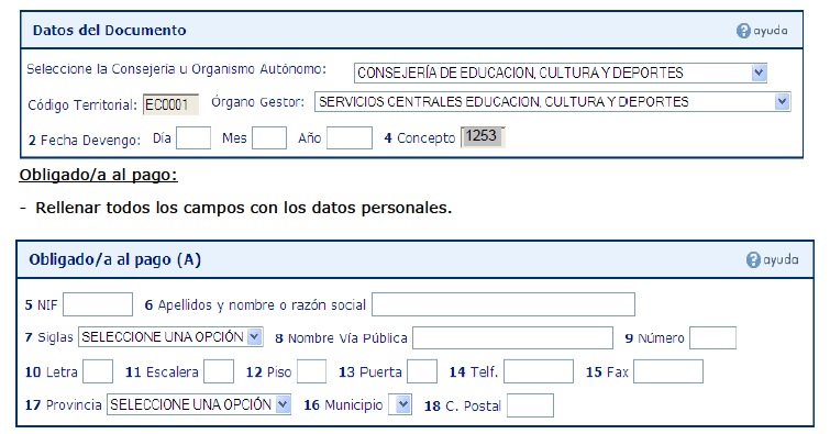 modelo 046 datos