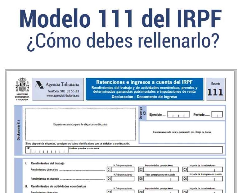 modelo 111 cómo rellenar