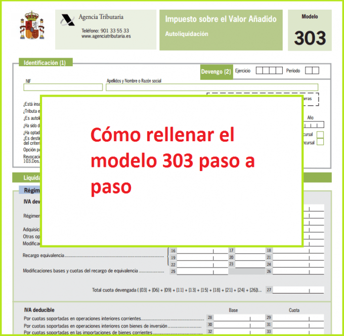 modelo 303 cómo rellenarlo