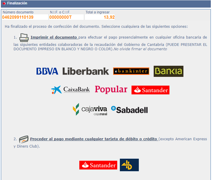 modelo 621 cantabria entidades colaboradoras